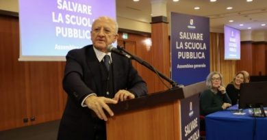 Dimensionamento scolastico: la Giunta regionale della Campania ha deliberato l'impugnativa dinanzi alla Corte Costituzionale