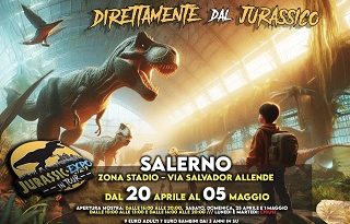 Salerno: fantastico viaggio nella preistoria con “Jurassic Expo in Tour”